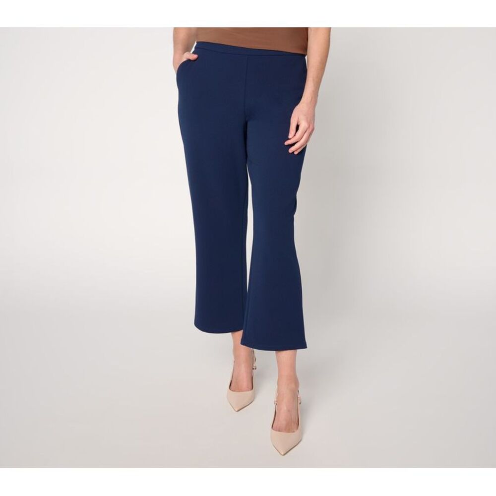 Dennis Basso Women's Pants Sz XS Make Your Selection: Luxe Crepe Blue A726167